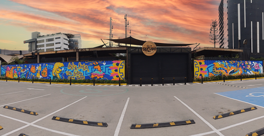 Mural Origen Peregrino Refugio Jockey Plaza