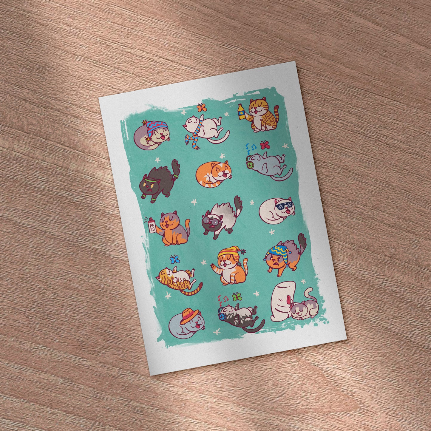 Print Gatos del Kennedy I