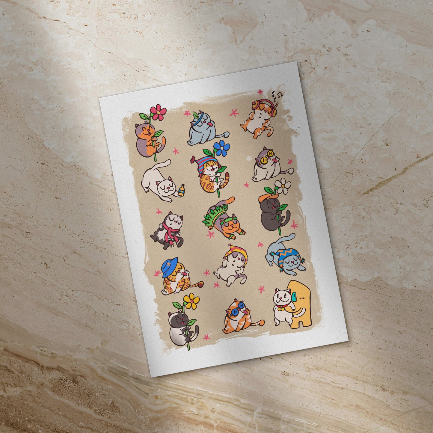 Print Gatos del Kennedy II