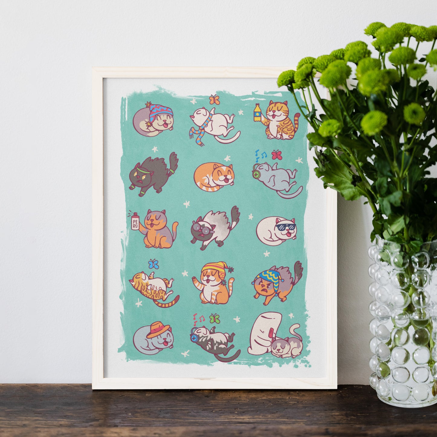 Print Gatos del Kennedy I