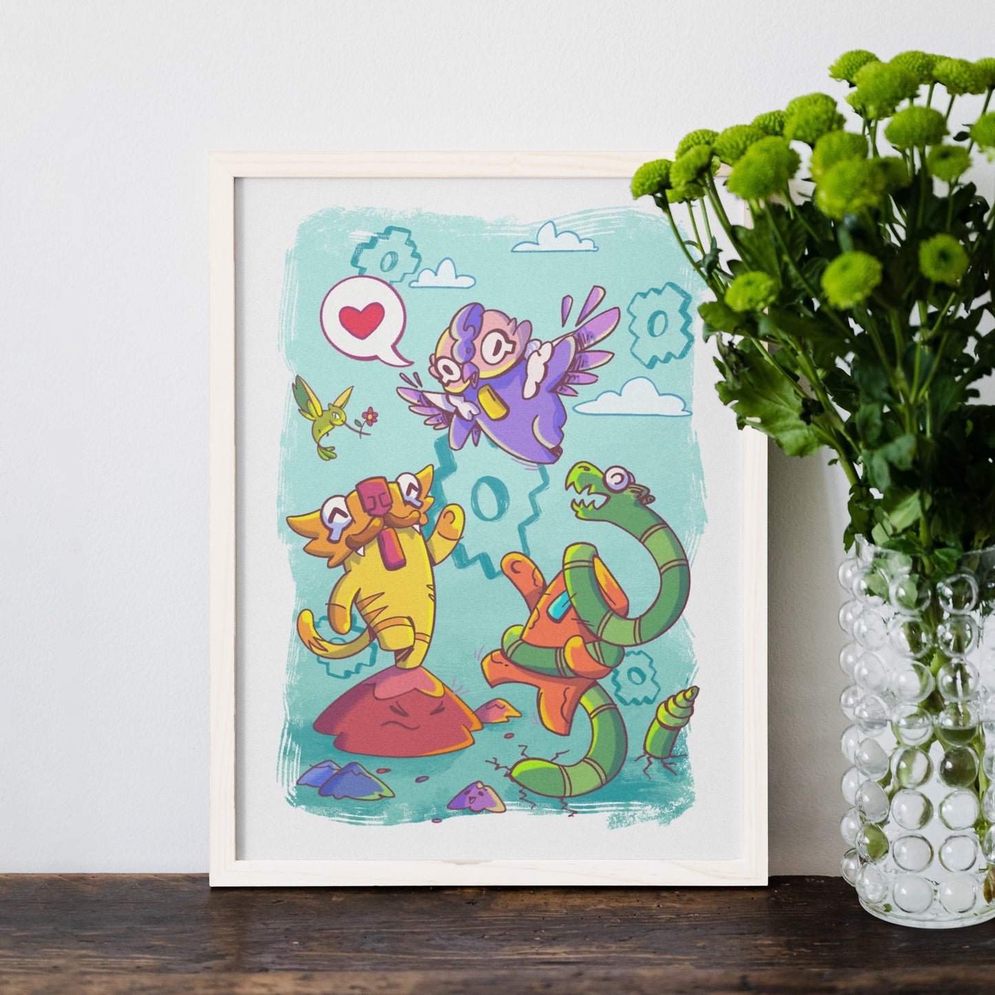 Print Uku, Kai & Hanan