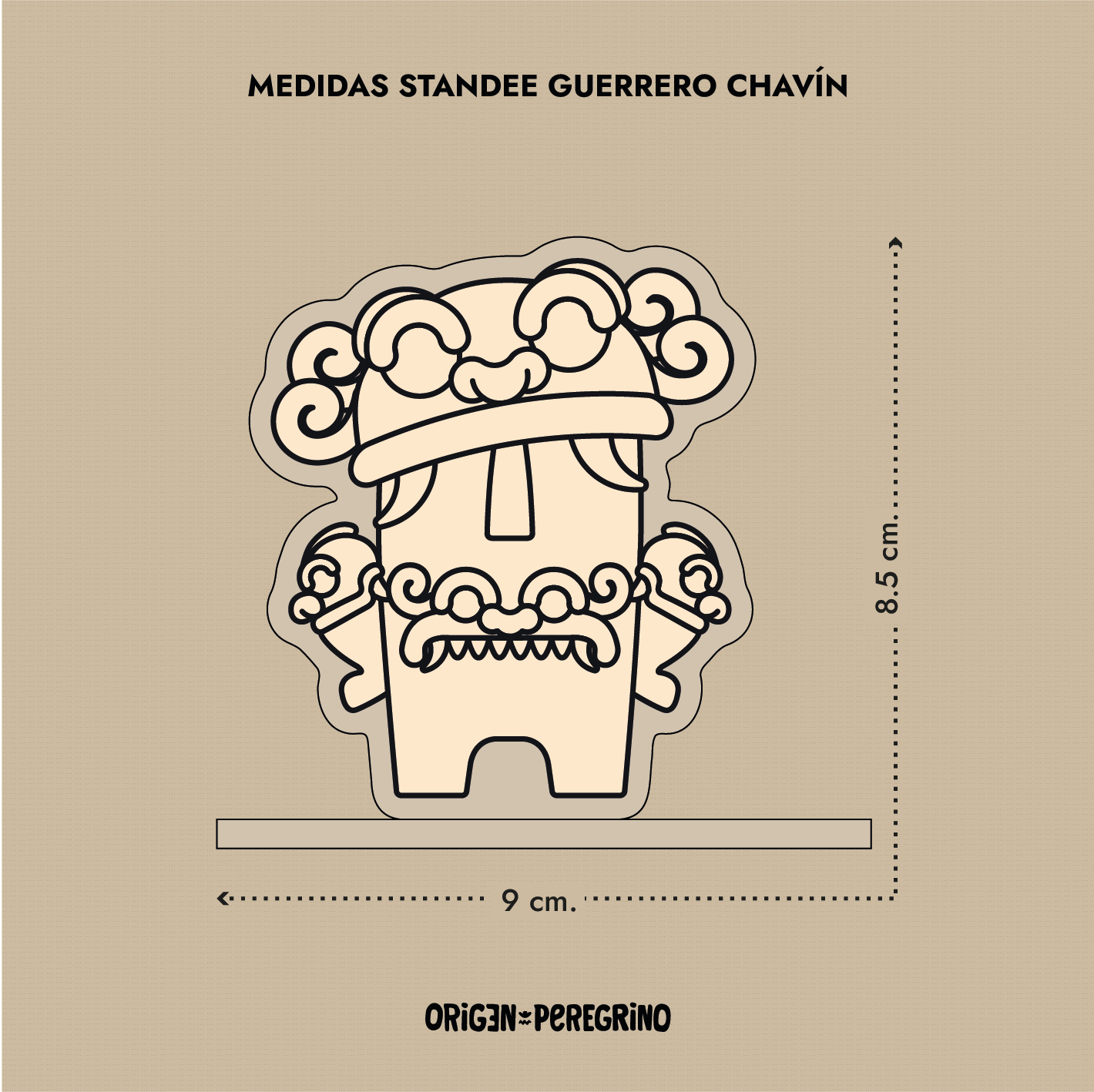 Standee Tama Guerrero Chavín