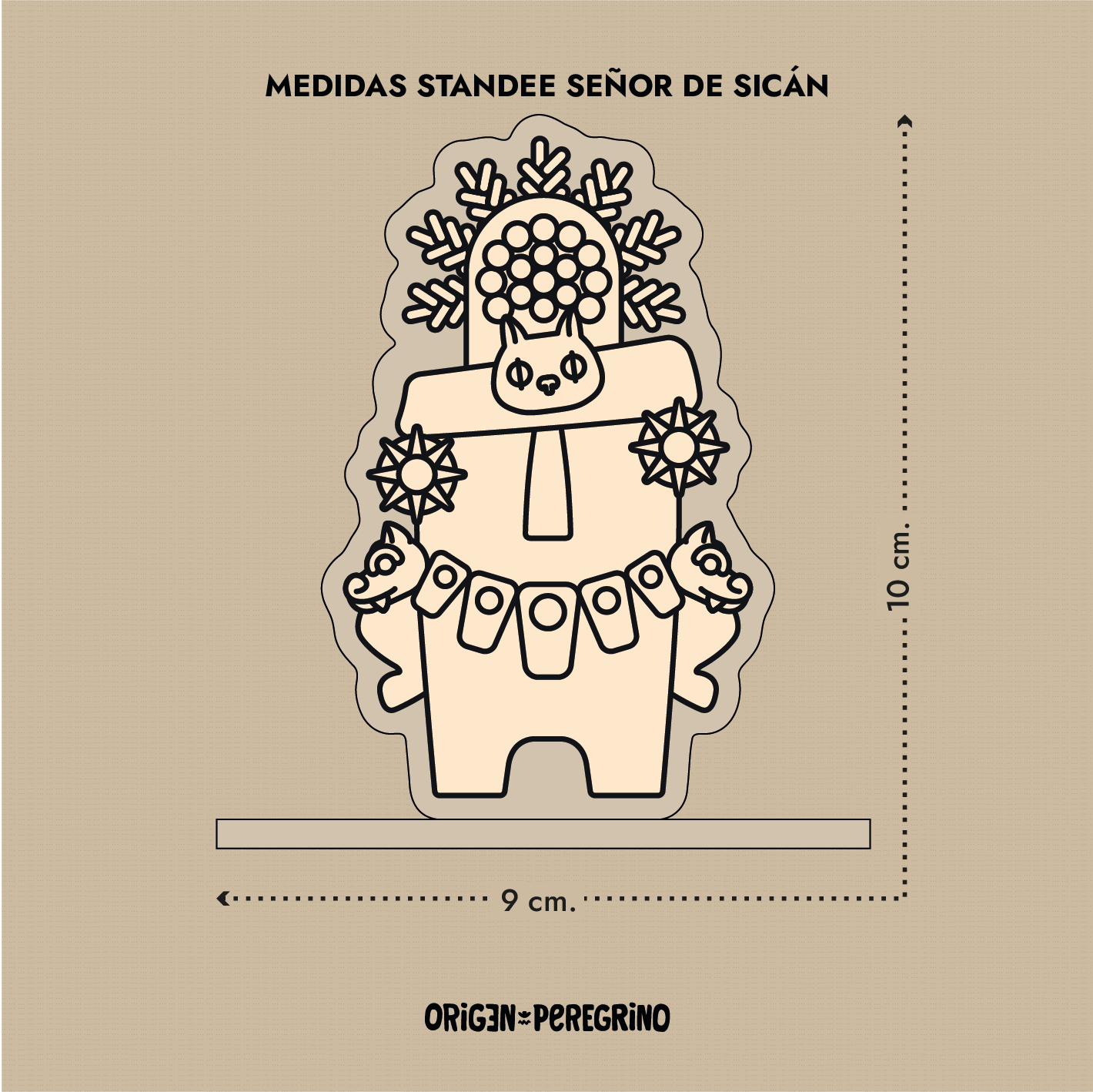 Standee Tama Señor de Sicán