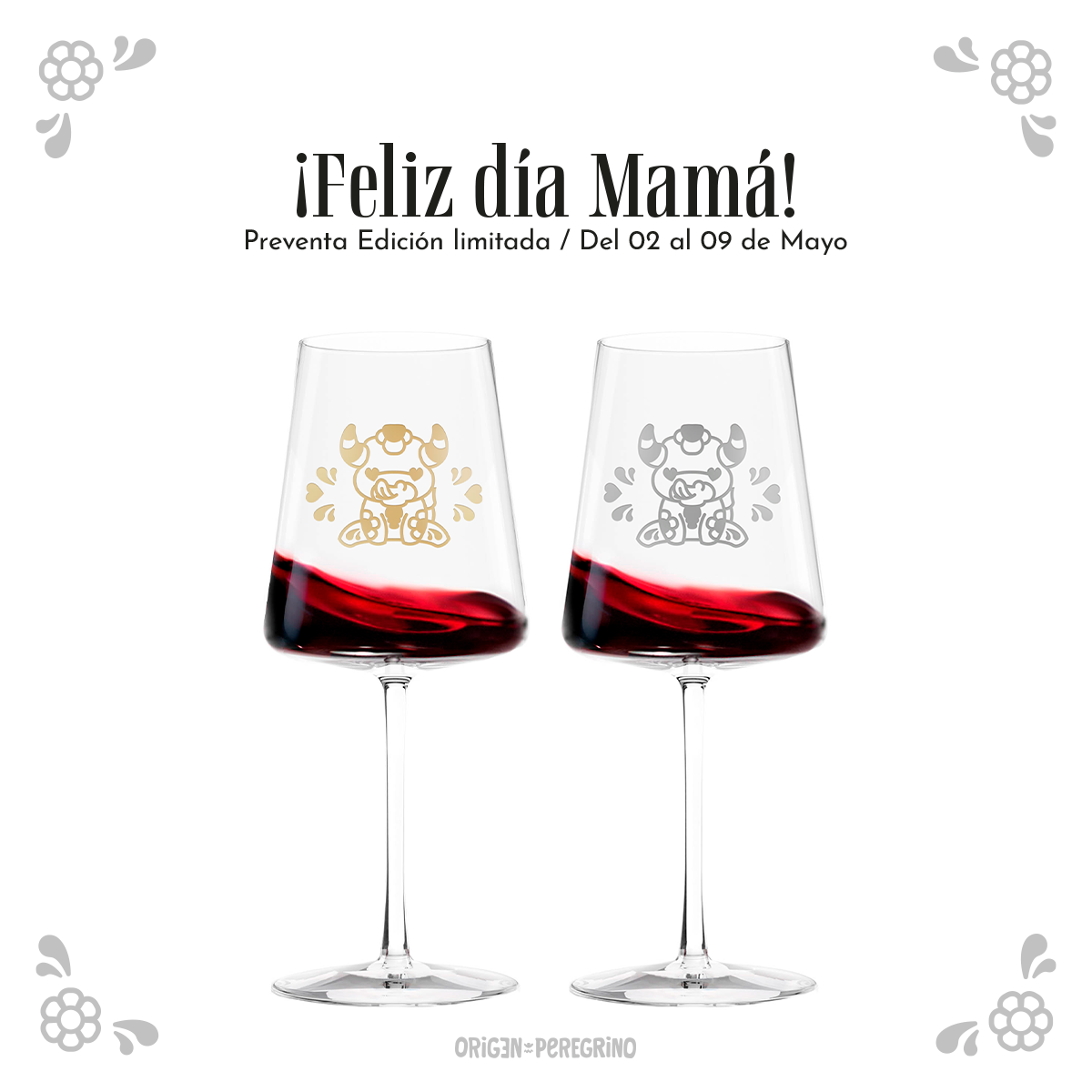 Pack de Copas Puca Amor / PREVENTA DÍA DE LA MADRE