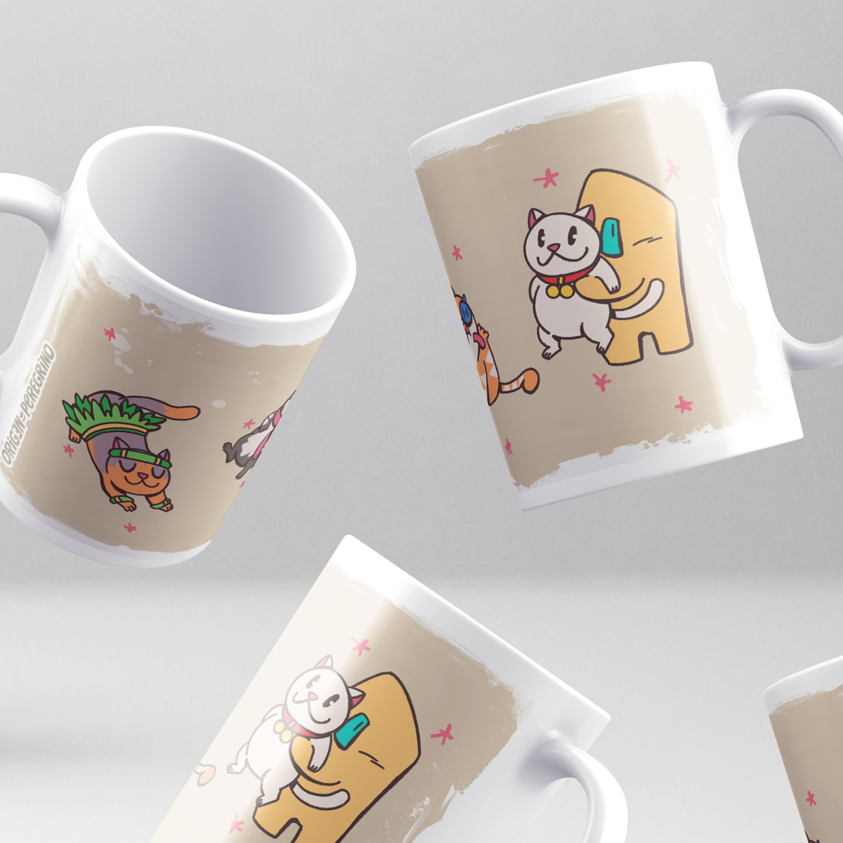 Taza Gatos del Kennedy II