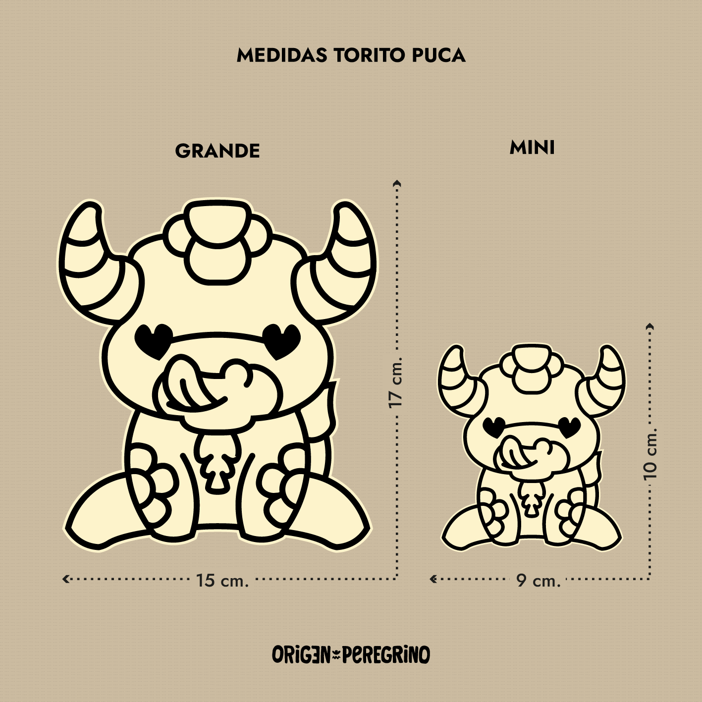 Torito Puca Tradición (Beige)