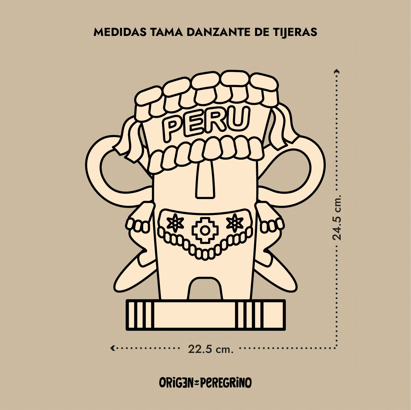 Tama Danzante de Tijeras - Colección Legendarios