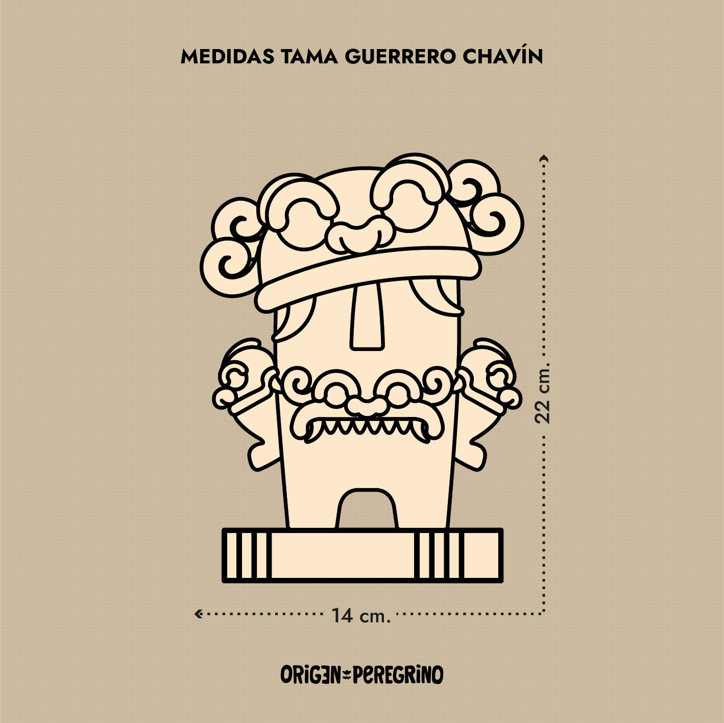 Tama Guerrero Chavín - Colección Legendarios