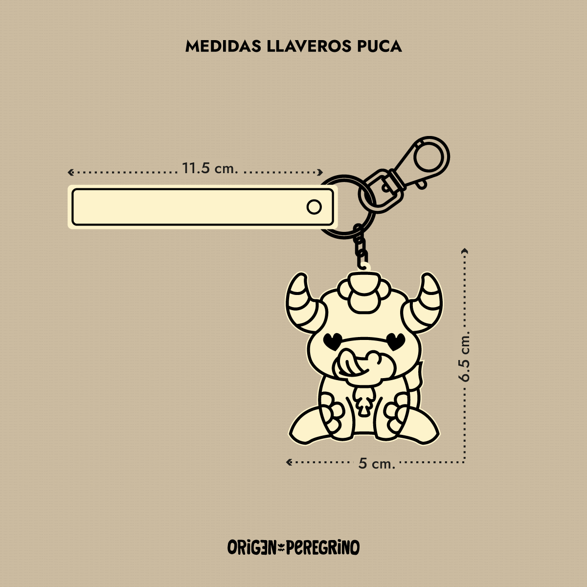 Llavero Torito Puca