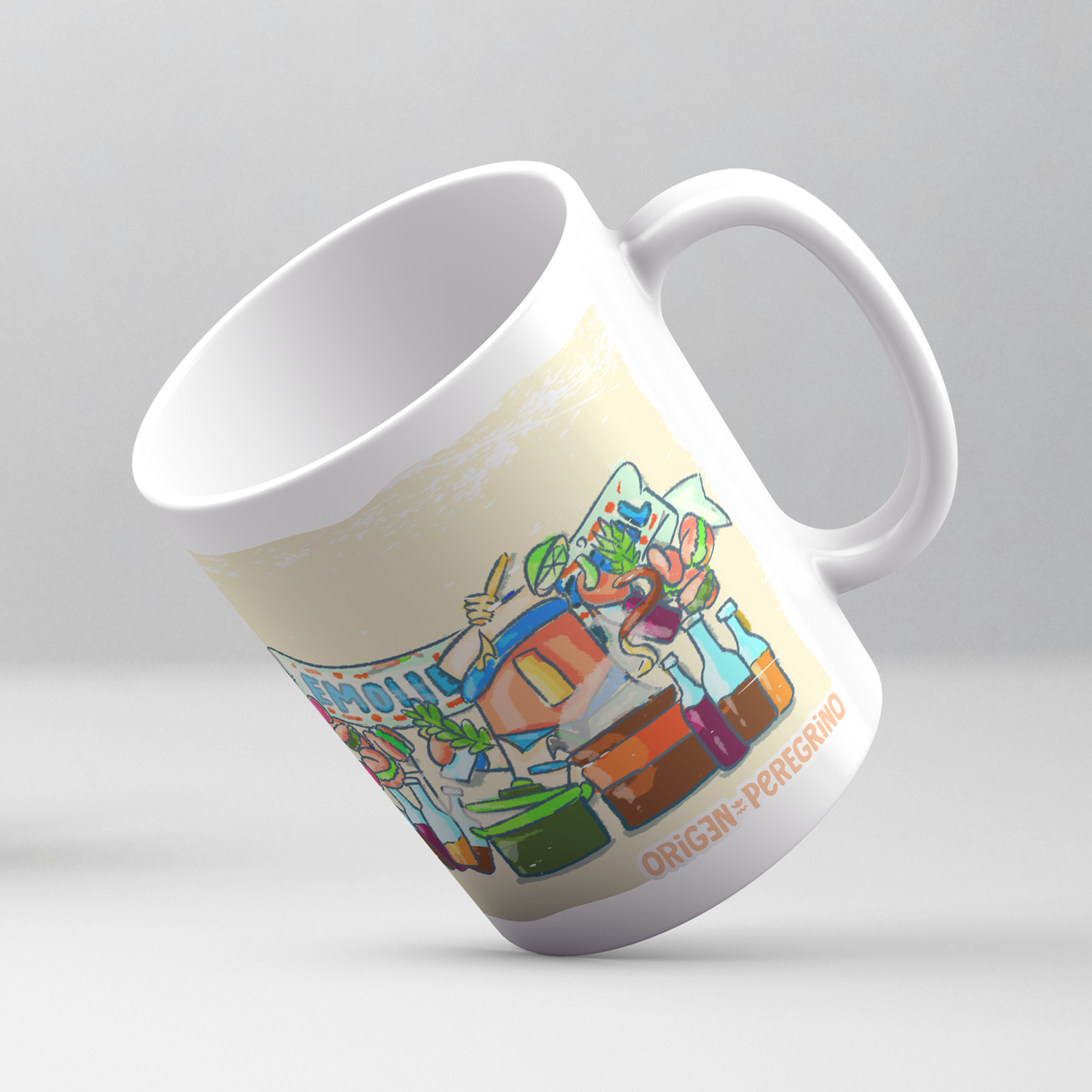 taza ceramica emolientero