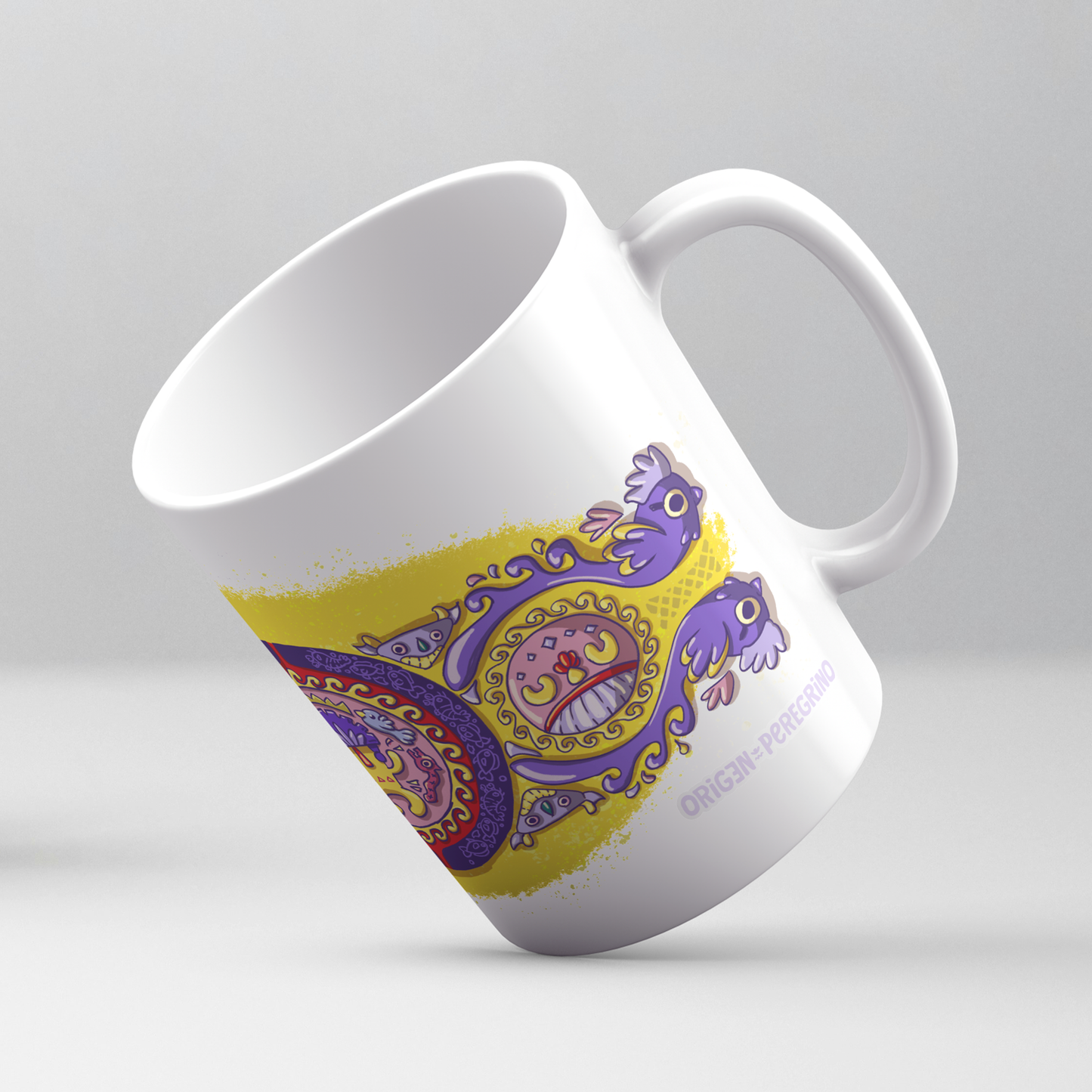 taza ceramica magia lambayeque