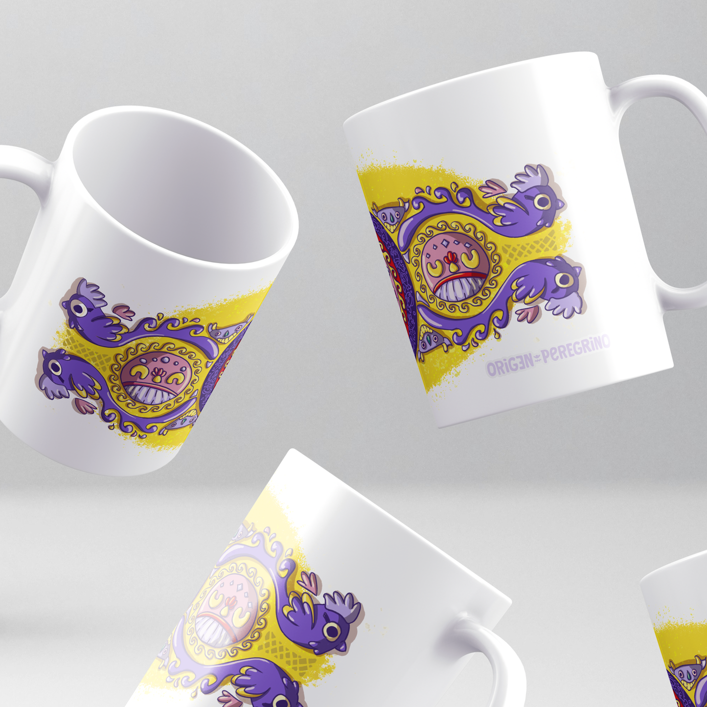 taza ceramica magia lambayeque