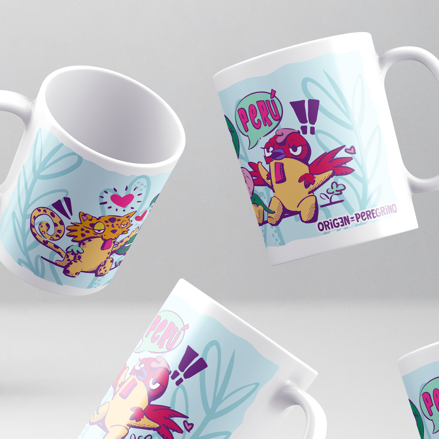 taza ceramica trilogia andina