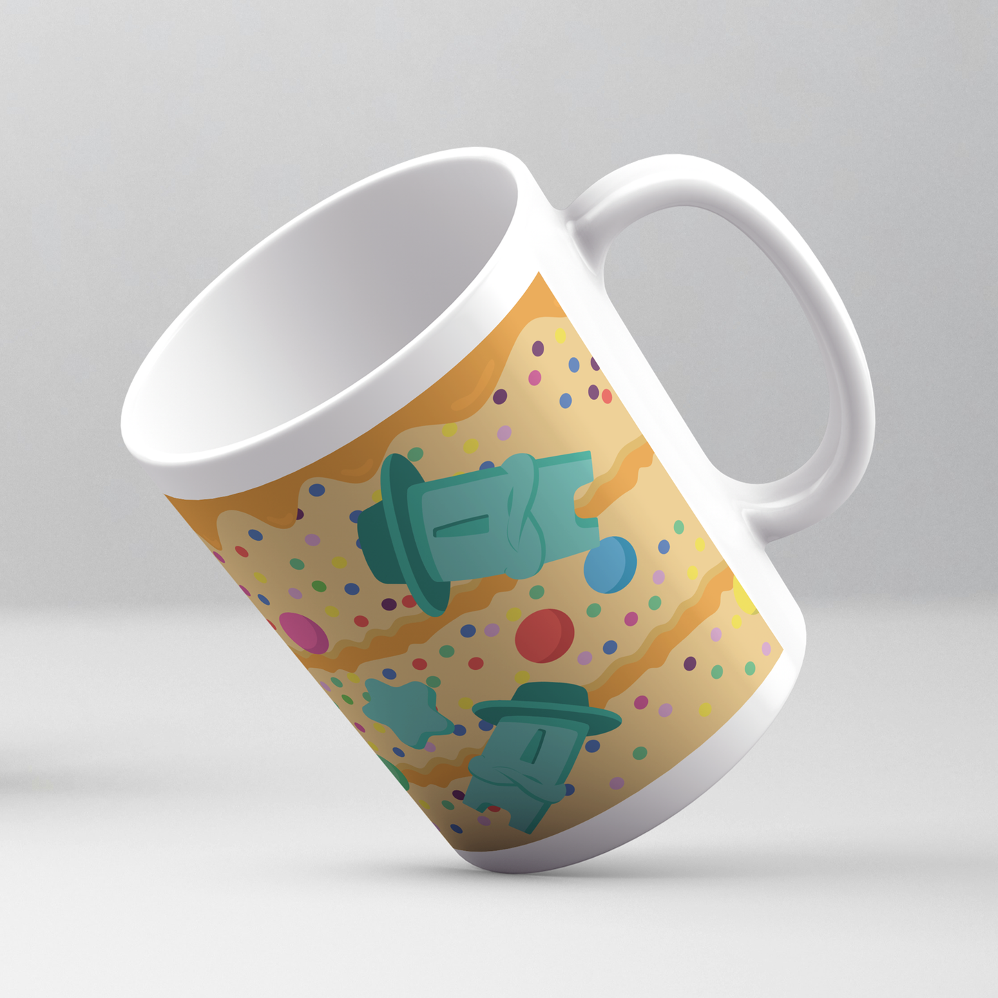 taza ceramica turron doña pepa