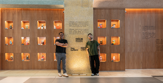 Origen Peregrino llega al Aeropuerto Jorge Chávez con una exhibición de art toys peruanos