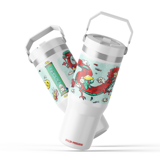 Tumbler Tama y el Dragón 40oz