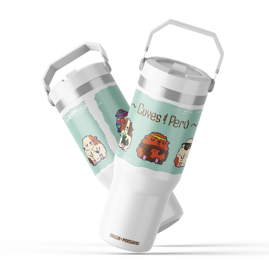 Tumbler Cuyes del Perú 40oz