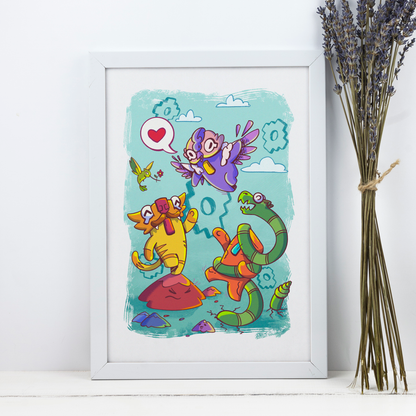 Print Uku, Kai & Hanan