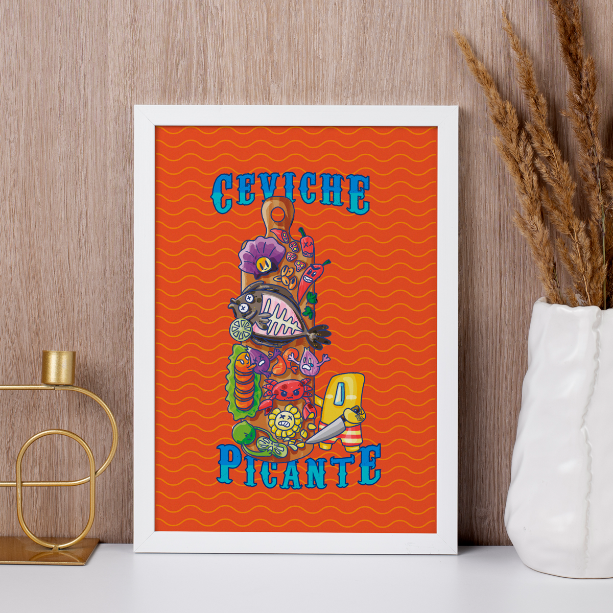 Print Ceviche Picante