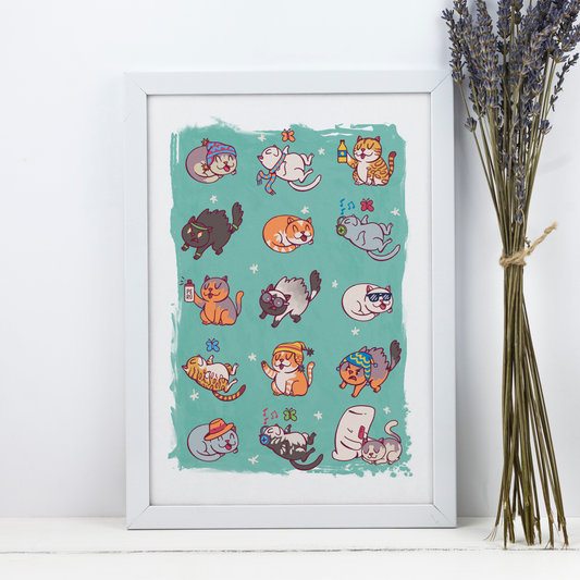 Print Gatos del Kennedy I