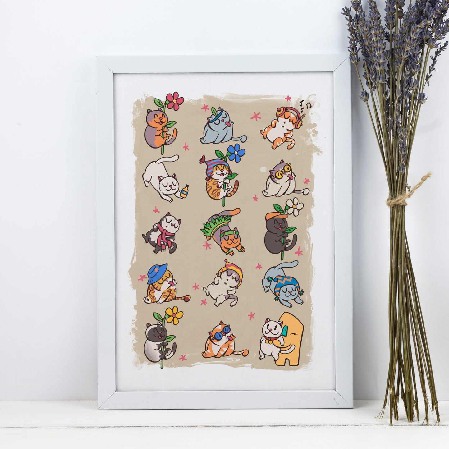 Print Gatos del Kennedy II