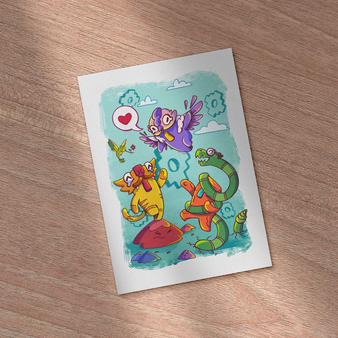 Print Uku, Kai & Hanan – Origen Peregrino