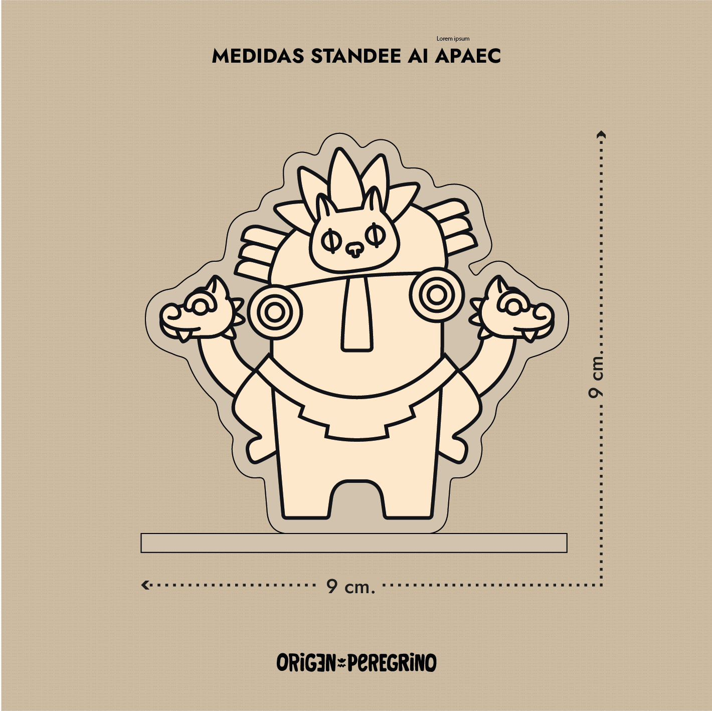 Standee Tama Ai Apaec
