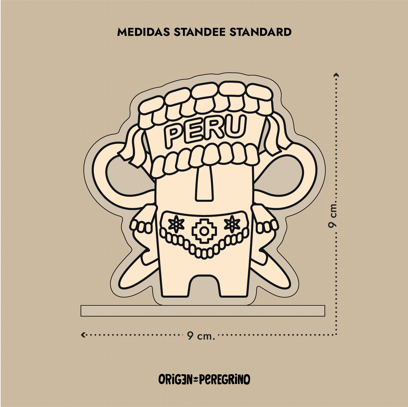 Standee Tama Danzante de Tijeras
