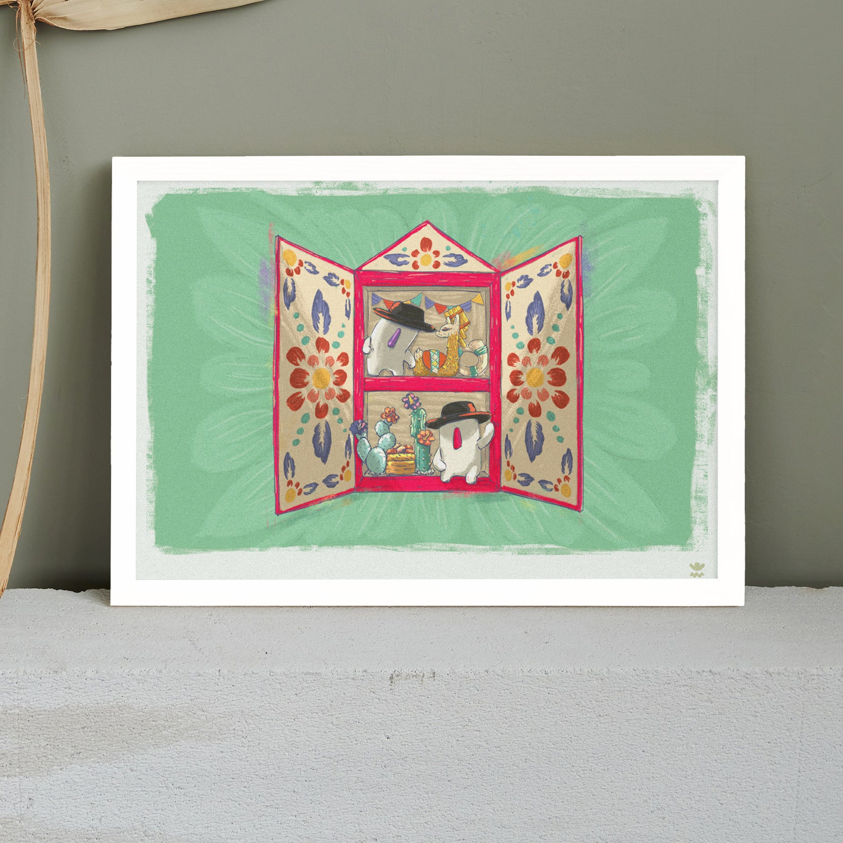 cuadro tamalitos en retablo