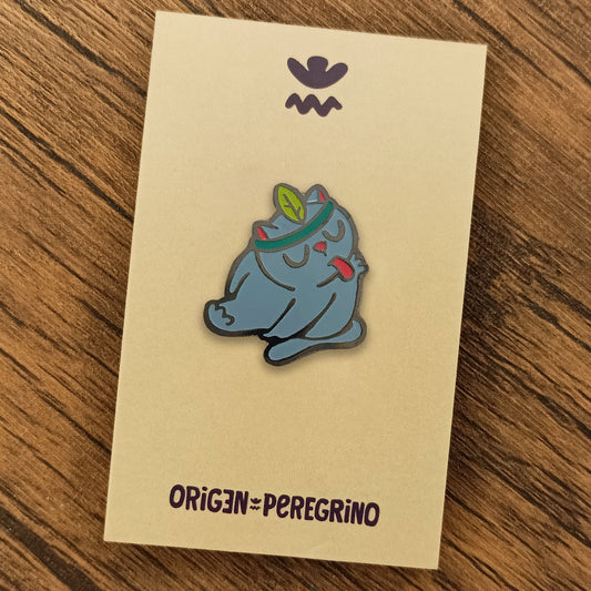 Pin Gatito con lengua