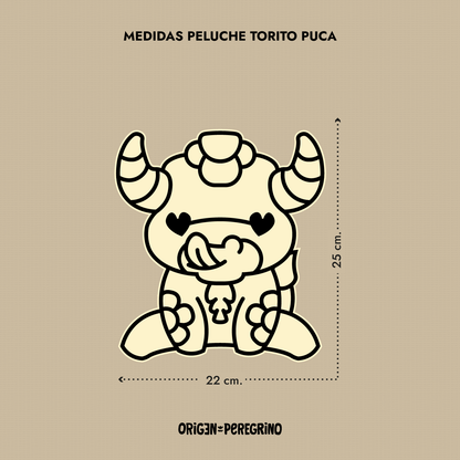 Peluche Torito Puca Fortuna (Verde)