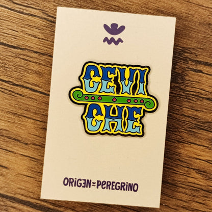 pin enamel ceviche