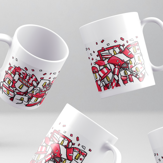taza ceramica hinchada peruana