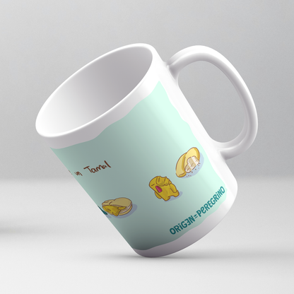 taza ceramica pan con tamal