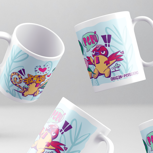 taza ceramica trilogia andina