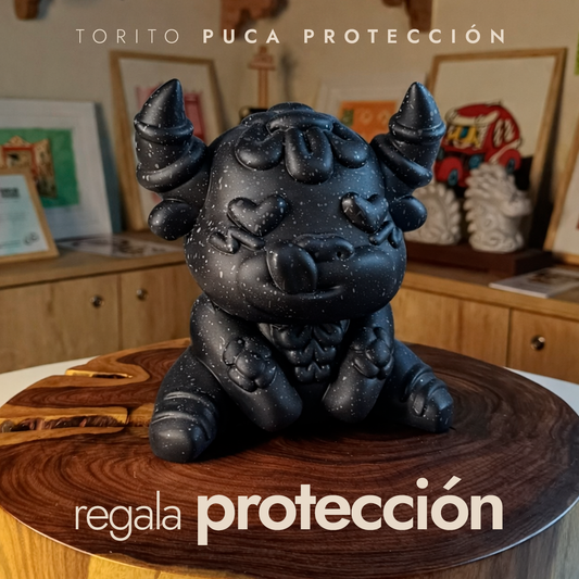 Torito Puca Protección (Negro)